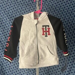 Tommy Hilfiger Gray and Black Kids Jogger Set